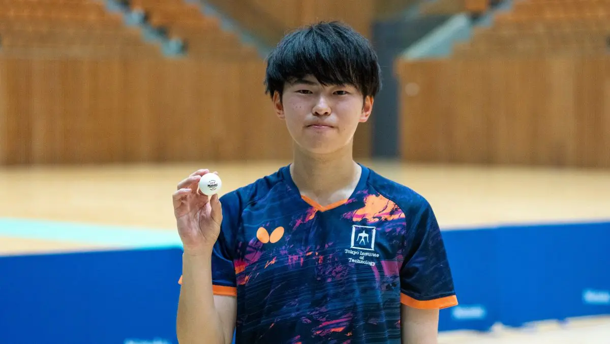 東京科学大学のカットマン・本坊啓史朗が優勝 準決勝、決勝と新潟大学勢を連破<第65回全国国公立大学卓球大会・男子単>